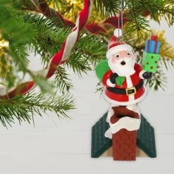 Hallmark Keepsake 2019 Walk The Line Santa Musical Ornament