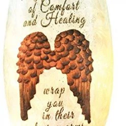 STONY CREEK REMEMBRANCE LIGHTED GLASS VASE, 4.25 X 4.25 X 7 Stony Creek At Home, Inc