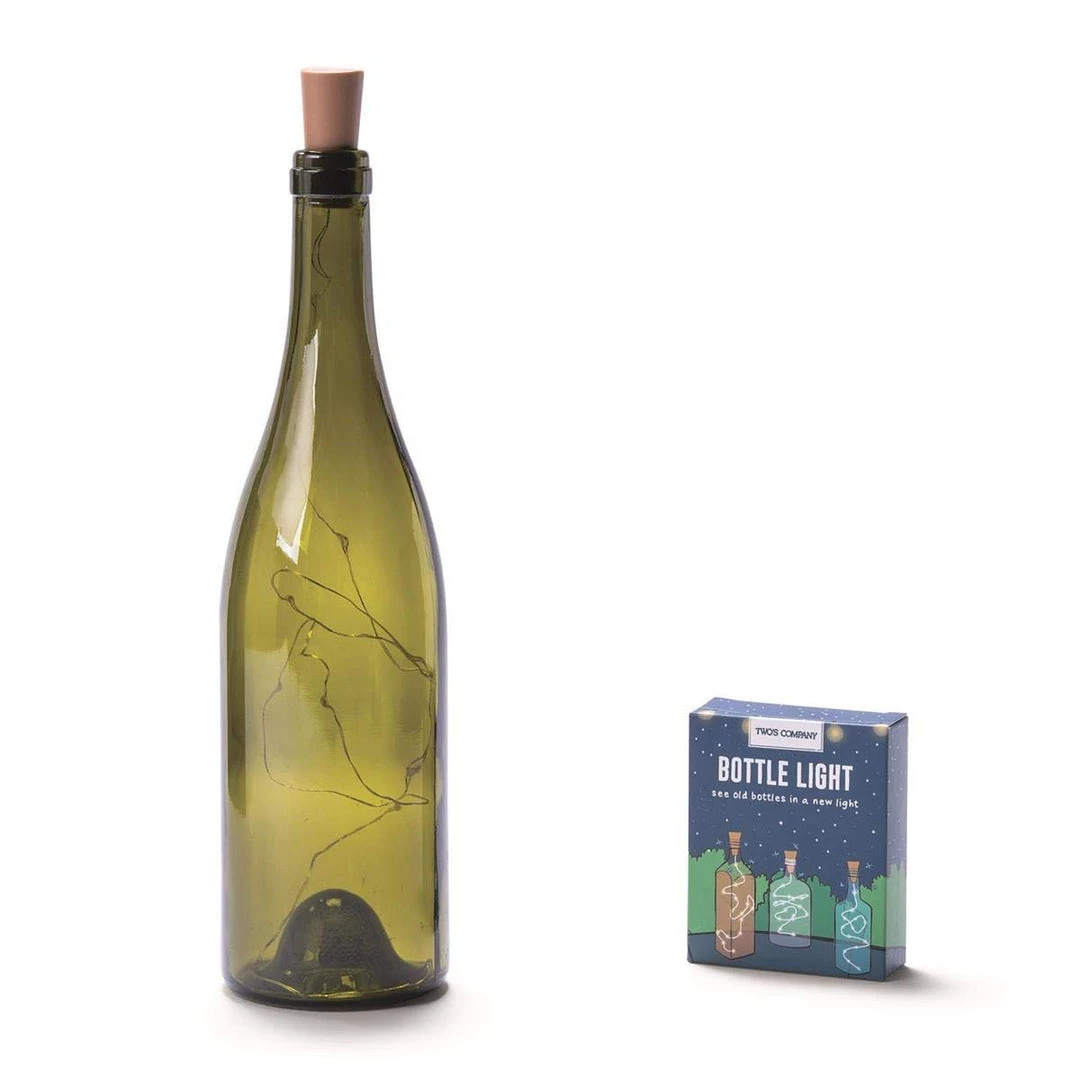Two's Company Led Bottle Light In Gift Box 2 Two's Company Led Bottle Light In Gift Box