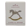 Hallmark Keepsake 2019 Mini Classy Lil’ Rocker Rocking Horse Metal Ornament, 1"