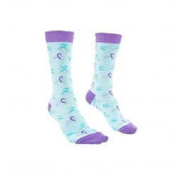 Pavilion Gift Co. Pavilion Gift Company Nurses Care Heart Socks & 15.5 Oz Coffee Cup Mug Gift Set, White