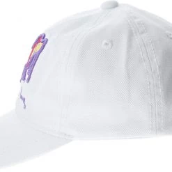 Pavilion Gift Co. Pavilion Gift Company Tie Dye Dog-Puppie Love 0-12 Month Velcro Baby Baseball Hat, White, Adjustable