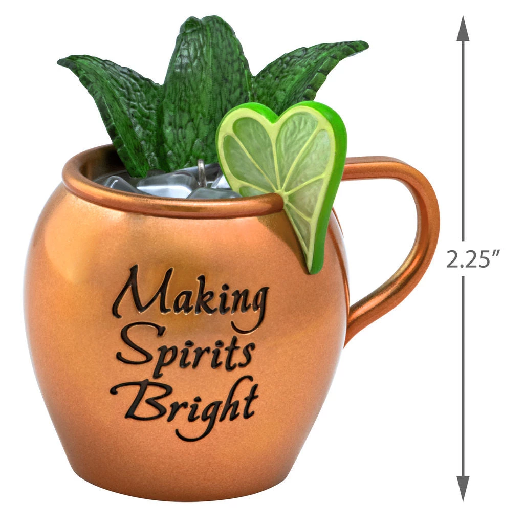 Hallmark Keepsake 2019 Moscow Mule Ornament 3 Hallmark Keepsake 2019 Moscow Mule Ornament