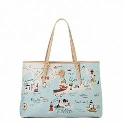 Spartina 449 Map Tote Northeastern Harbors