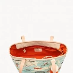 Spartina 449 North Easternharbors Emroidered Tote