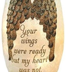 STONY CREEK REMEMBRANCE LIGHTED GLASS VASE, 4.25 X 4.25 X 7 Stony Creek At Home, Inc