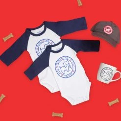 Pavilion Gift Company Bone China 17 Oz Mug-Puppie Love Logo Dog, Blue Pavilion Gift Co.