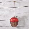 Twos Co Two's Company Apple Shaped Bird Feeder