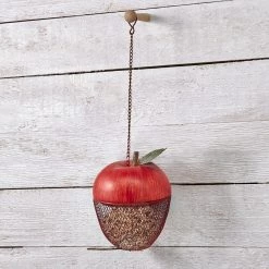 Twos Co Two's Company Apple Shaped Bird Feeder