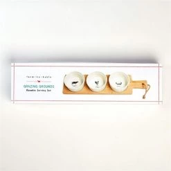 Twos Co Two's Company Paddle Board With Ramekin Set In Gift Box