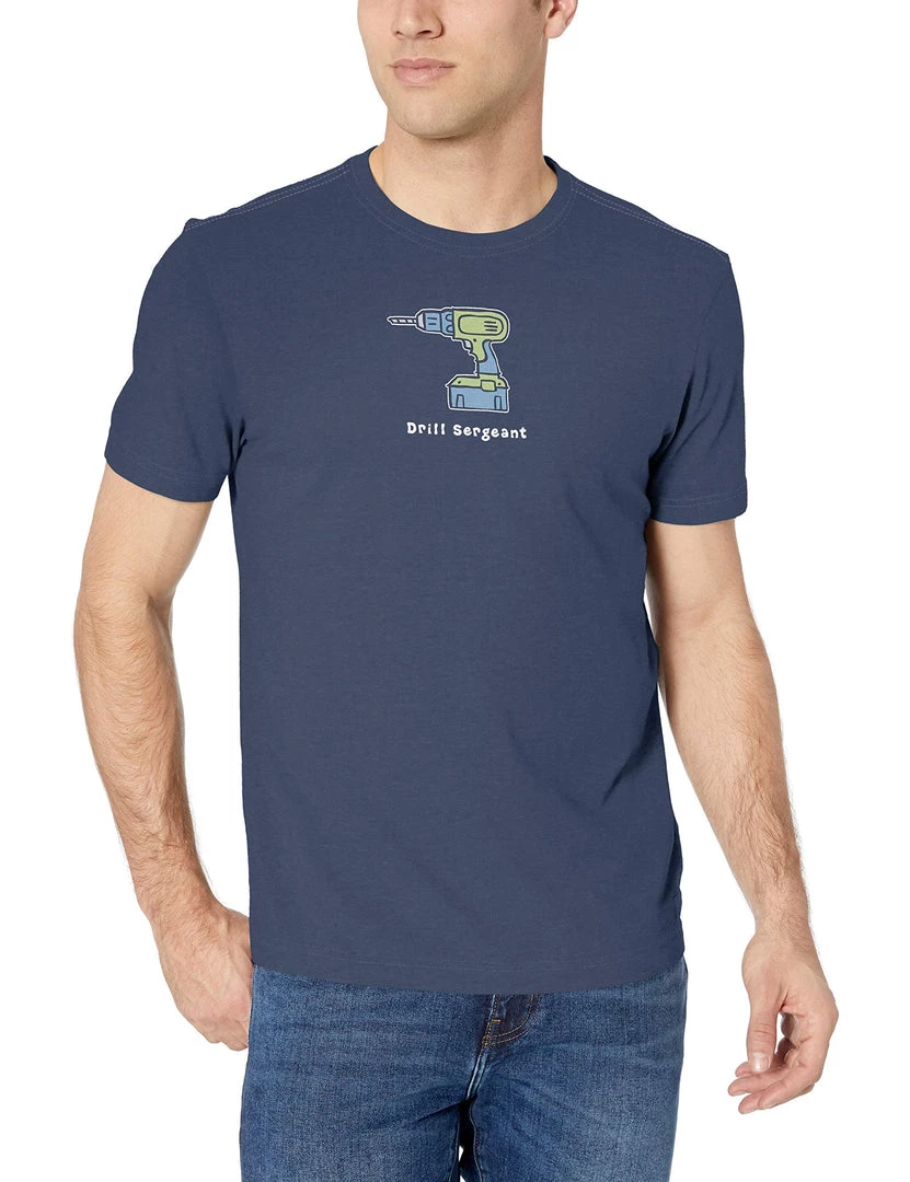 Life Is Good Products Life Is Good Mens Vintage Crusher Graphic T-Shirt, Sergeant Darkest Blue, XX-Large 1 Life Is Good Products Life Is Good Mens Vintage Crusher Graphic T-Shirt, Sergeant Darkest Blue, XX-Large