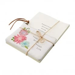 Mud Pie Notebook Pouch Set, Happy Mind