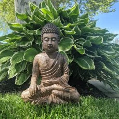 Grasslands Road Seated Buddha Meditating Statue 15