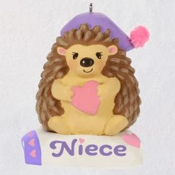 Hallmark Keepsake 2019 Niece Hedgehog Dated Ornament