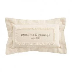 Mud Pie 2021 Grandparents EST Pillow