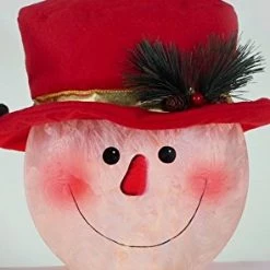 Stony Creek At Home, Inc Stony Creek SNOWMAN LIGHTED HAT-LARGE, 7 X 4 X 6.5 (Snowman