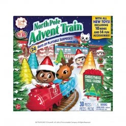 The Elf On The Shelf North Pole Advent Train (Scout Elf Not Included)