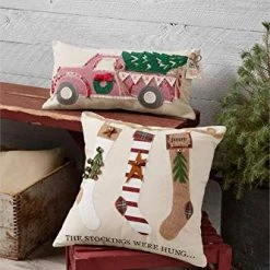 Mud Pie Stocking Icon Pillow