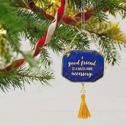Hallmark Keepsake 2019 You're Great, Friend! Metal Ornament 6 Hallmark Keepsake 2019 You're Great, Friend! Metal Ornament