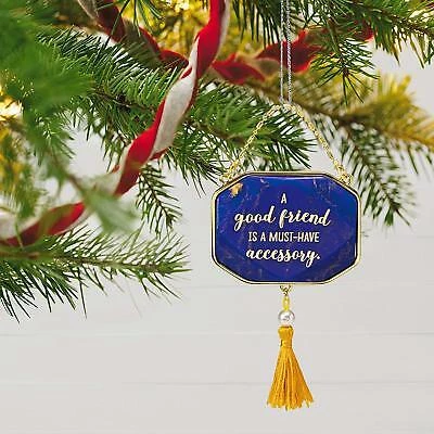 Hallmark Keepsake 2019 You're Great, Friend! Metal Ornament 3 Hallmark Keepsake 2019 You're Great, Friend! Metal Ornament
