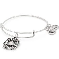 Alex And Ani Bride Charm Bangle, Silver