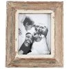 Mud Pie Weathered Wood Frame, Holds 4" X 6" Photo