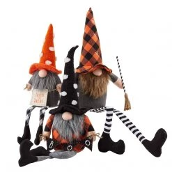 Mud Pie Dangle Leg Halloween Gnome (Large)