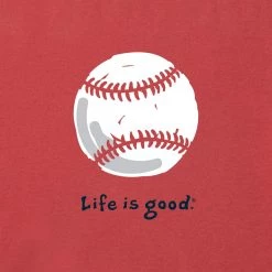 Life Is Good Mens Vintage Crusher Graphic T-Shirt, Faded Red, X-Large Life Is Good Products