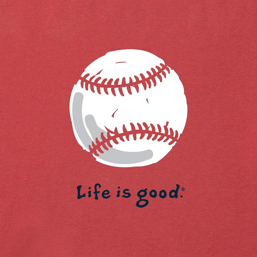 Life Is Good Products Life Is Good Mens Vintage Crusher Graphic T-Shirt, Faded Red, Large 2 Life Is Good Products Life Is Good Mens Vintage Crusher Graphic T-Shirt, Faded Red, Large