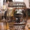 Grasslands Road "Vintage" Barrel Wine Cork Keeper Collector, Metal