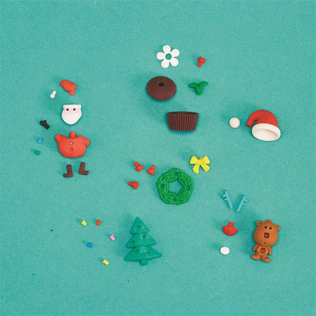 Two's Company Holiday Erasers Set Of 6 3 Two's Company Holiday Erasers Set Of 6