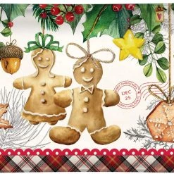 Michel Design Works Rectangular Glass Soap Dish, Holiday Treats