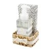 Mud Pie, Letter B Initial French Vanilla Scented Hand Soap & Towel Basket Set