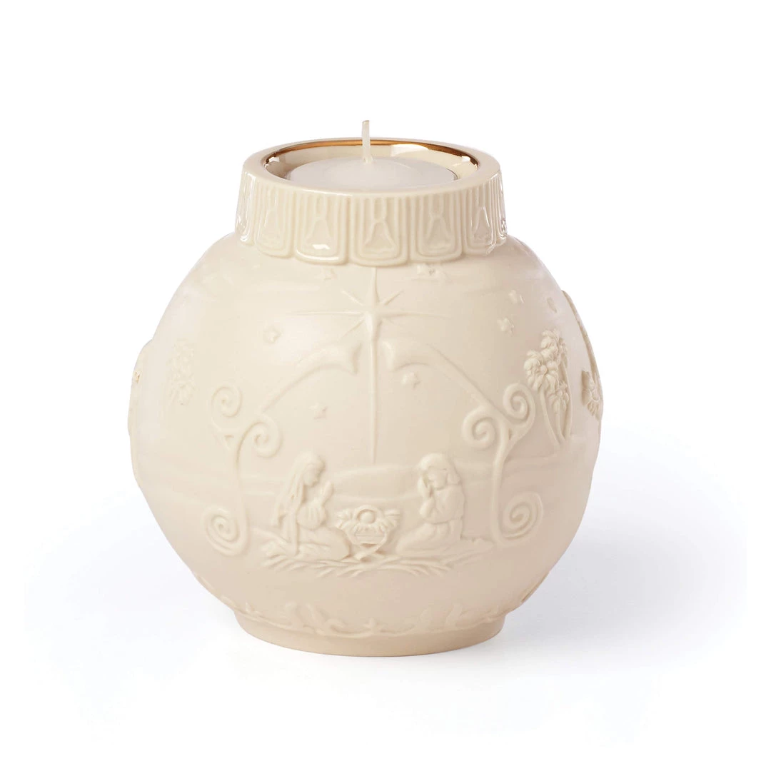 Lenox Ornamental Glow Nativity Votive Candleholder, 1.00 LB, Multi 1 Lenox Ornamental Glow Nativity Votive Candleholder, 1.00 LB, Multi