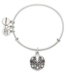 Alex And Ani PATH OF LIFE Charm Bangle RAFAELIAN SILVER