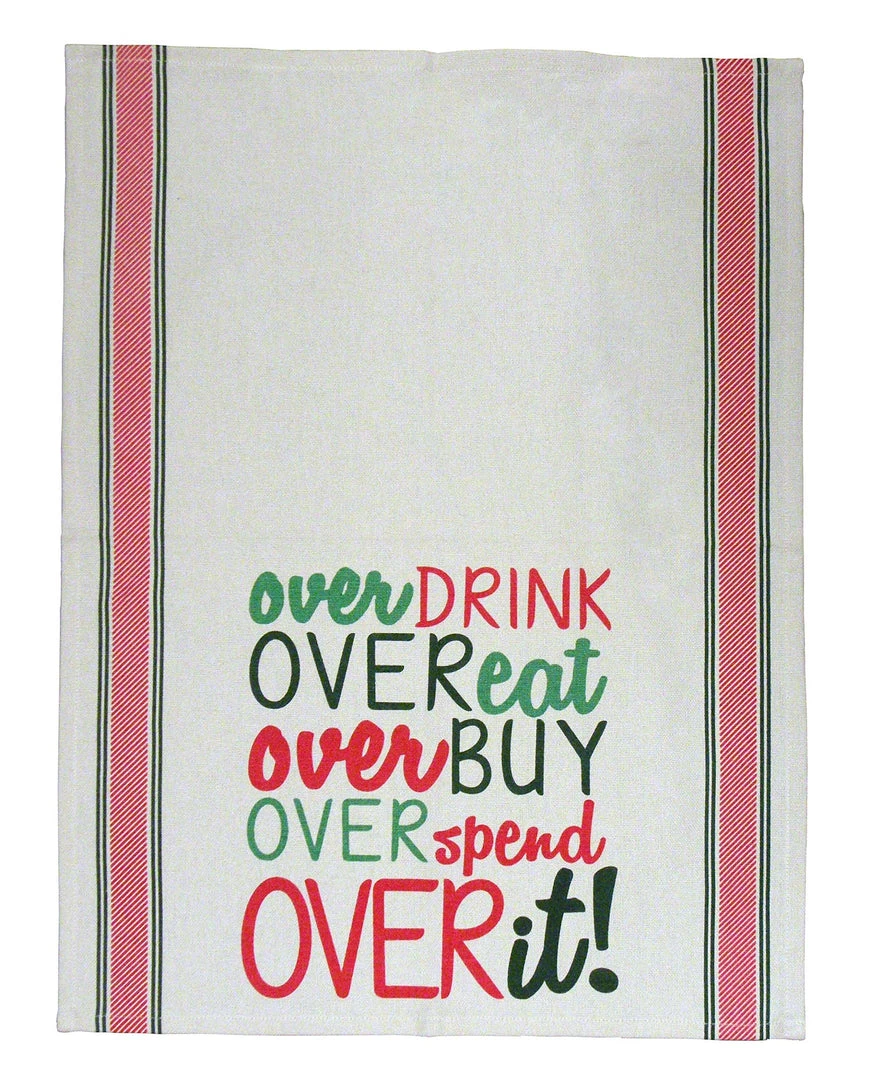 Mud Pie Overdrink Towel 1 Mud Pie Overdrink Towel