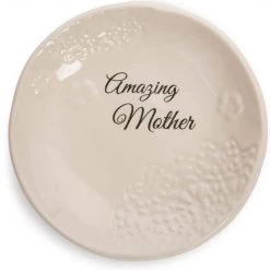 Pavilion Gift Co. Pavilion Gift Company 19126 Light Your Way Everyday Amazing Mother Decorative Ceramic Plate, 5"