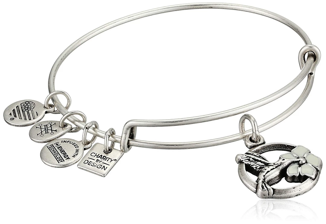 Alex And Ani Women's Charity By Design, Hummingbird II Bangle 1 Alex And Ani Women's Charity By Design, Hummingbird II Bangle