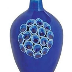Mud Pie Coral Crackle Vase
