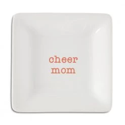 Pavilion Gift Company Cheer Mom Ceramic Keepsake Dish, 4-1/2"