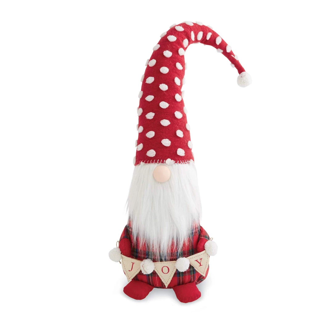 Mud Pie X Large Merry Joy GNOME, Red, White 1 Mud Pie X Large Merry Joy GNOME, Red, White