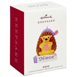 Hallmark Keepsake 2019 Niece Hedgehog Dated Ornament