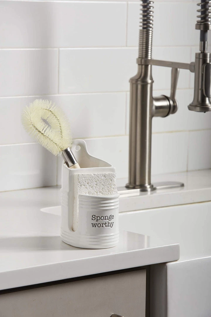 Mud Pie Circa Sponge Brush Holder Set 2 Mud Pie Circa Sponge Brush Holder Set
