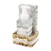 Mud Pie, Letter J Initial French Vanilla Scented Hand Soap & Towel Basket Set