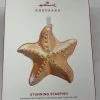 Hallmark Keepsake 2019 Stunning Starfish Glass Ornament