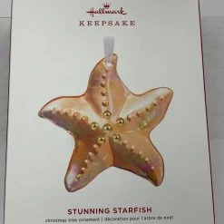 Hallmark Keepsake 2019 Stunning Starfish Glass Ornament