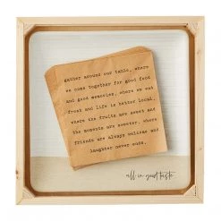 Mud Pie Stoneware Cheese Set, Tray 9" X 9" | Plate 8" X 8" | Napkin 5" X 5", White