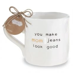 Mud Pie Funny Mom Mugs (Mom Jeans Mug)
