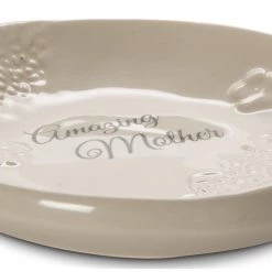 Pavilion Gift Co. Pavilion Gift Company 19126 Light Your Way Everyday Amazing Mother Decorative Ceramic Plate, 5"
