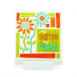DEMDACO Seasons My Sister My Friend Plaque